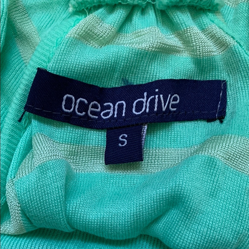 Ocean Drive Striped Tank Top with Rope Racerback - Picture 2 of 4
